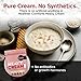 Healthier Comforts Heavy Cream Powder (72% Butterfat) | Kosher, Gluten Free, Non-GMO, Keto Friendly, Free of Antibiotics & Hormones (rBGH or rBST) | Made in USA (12oz)