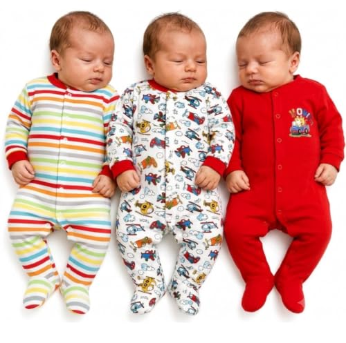 Image of 100% Cotton Baby Rompers /Sleepsuits /Jumpsuit /Night Suits for Baby Boys & Girls, Infants, New Borns