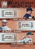 2011 Elite Extra Edition Building Blocks Trio #8 Danny Hultzen Bradley Anderson