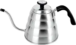Chaleira Bico De Ganso Fino Barista Inox com Termômetro 1,2l (inox)