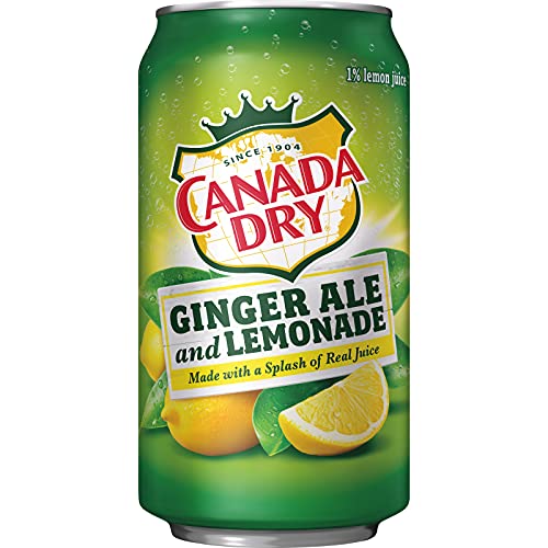 Canada Dry Ginger Ale and Lemonade, 12 fl oz cans (pack of 12)