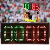 HEAXIY Portable Football Substitution Board, Football Referee Substitution Board, Electronic Soccer Change Player Display Board for Football Match, Single-Sided