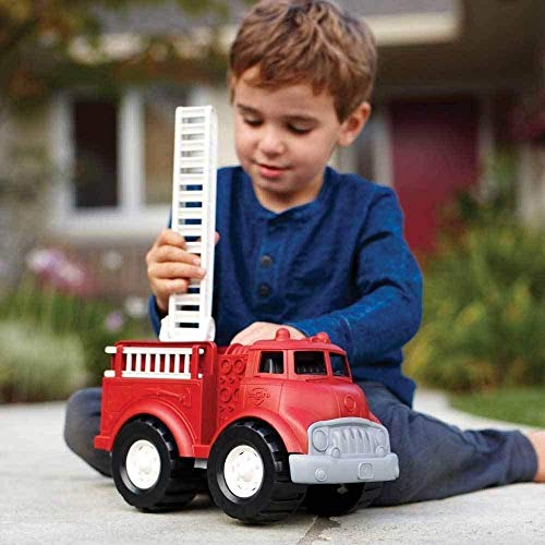 Green Toys FTK01R Fire Truck - Bpa , Phthalates Free Imaginative Play Toy thumb #3