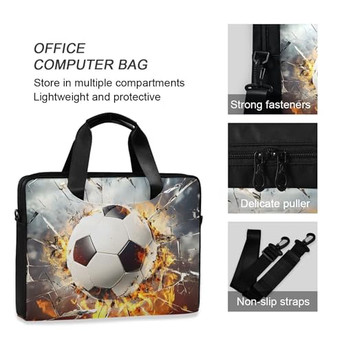 Maletín para laptop de 16 pulgadas con diseño de perezoso astronauta y correa ajustable para hombro 7