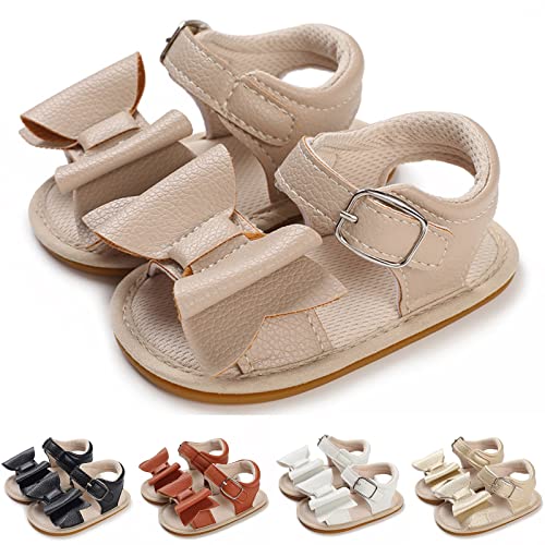 Spring And Summer Children Baby Toddler Shoes Boys And Girls Sandals Solid Color Bow Buckle Water Shoes for Toddler Girl3