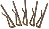 PULABO 5 pcs Metal Money Clip Bar Wallet Replacement Parts Spring Clamp Cash Holder 90mm Popular