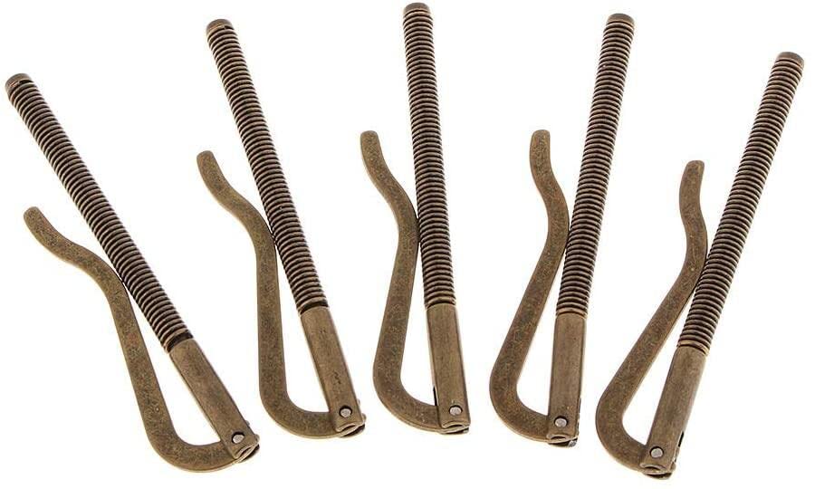 PULABO 5 pcs Metal Money Clip Bar Wallet Replacement Parts Spring Clamp Cash Holder 90mm Popular