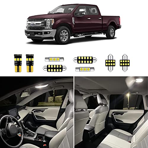 Kit 12 luces LED interiores para Ford F250 1999-2016 miniatura 1