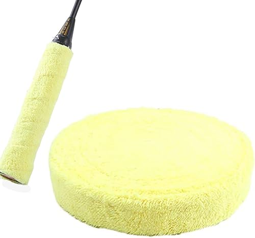 5M - Cinta absorbente para raqueta de tenis, raqueta de bádminton, agarre antideslizante, rollo de cinta de toalla de carrete grande para raqueta de