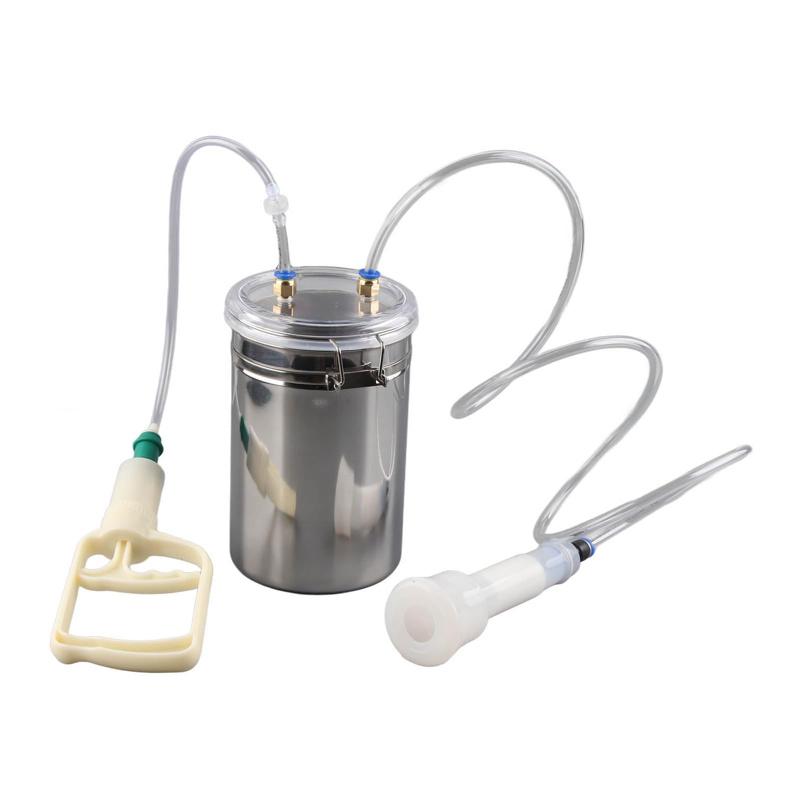 Machine à Traire Manuelle 2L, Kit Portable en Acier Inoxydable