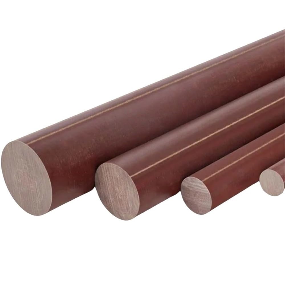 2 Stück 0,5 m lange Hochleistungs-Laminatstangen, Phenolmaterial-Zusammensetzungsstab for den Ingenieurbereich(25X500mm)