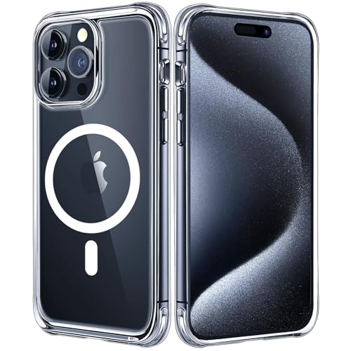 Clear Case for iPhone 15 Pro Max Phone Cases Not-Yellowing, with 2X Screen - Bild 14 von 77