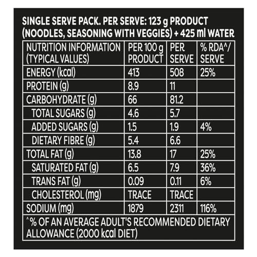 Image of Knorr Korean Meal Pot- Spicy Kimchi Ramen Noodles l Korean Noodles | Microwave only | Vegetarian | 123 gm l Pack of 1 |