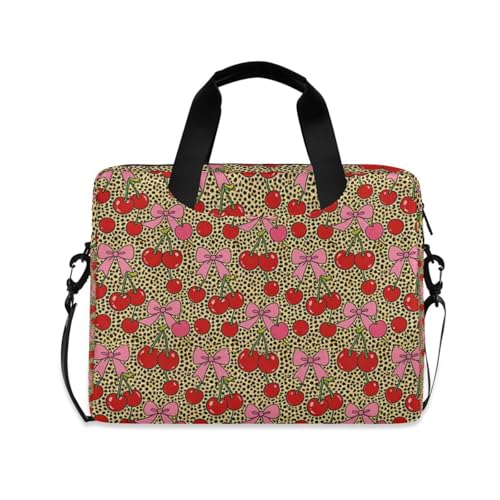 Funda portátil para laptop de 15.6 pulgadas con diseño de leopardo miniatura 1