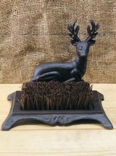 Cast Iron Deer Boot Brush Scraper Made with Cast Iron