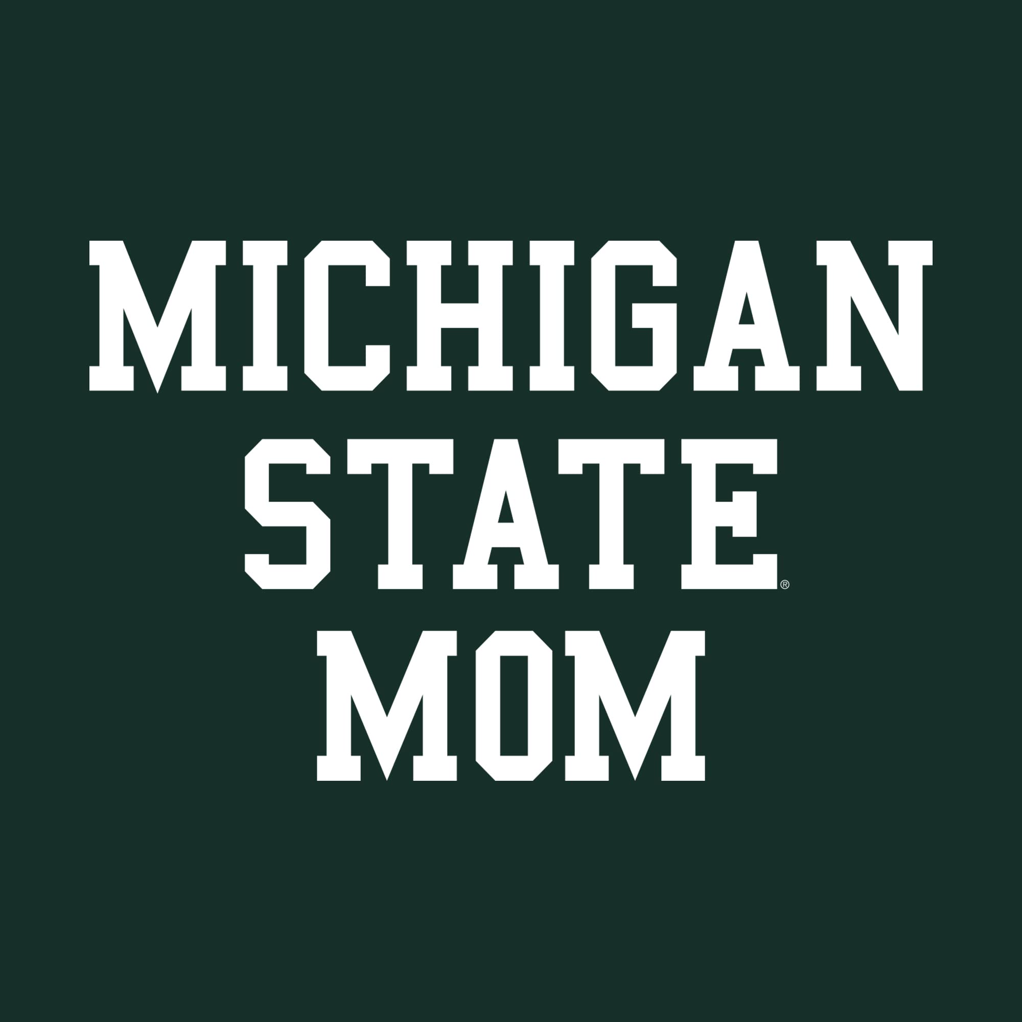 UGP Campus Apparel AS13 - Michigan State Spartans Basic Block Mom T Shirt - X-Large - Forest