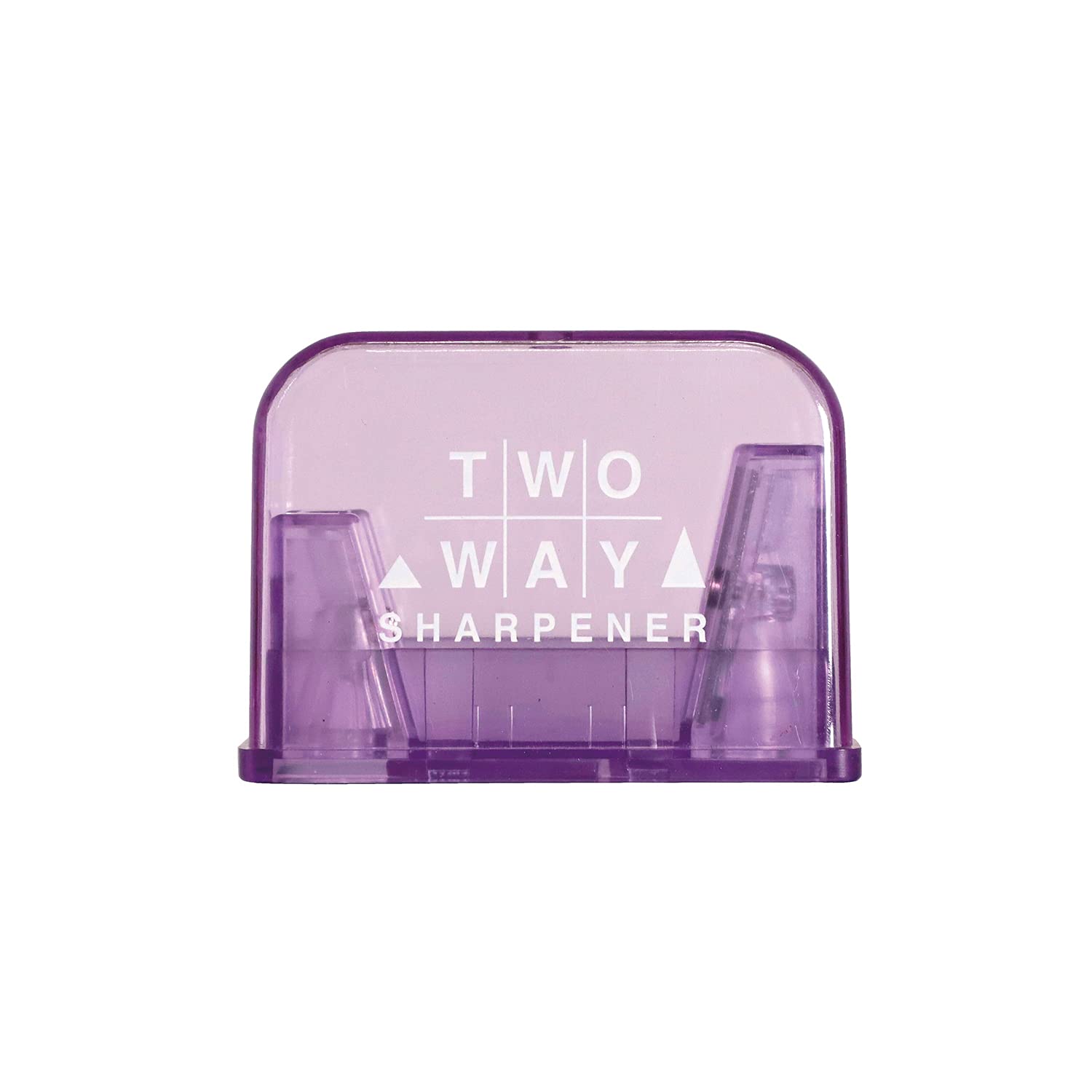 KutsuwaSTAD RS037PU-5P Pencil Sharpener, 2-Way Sharpener, Purple, Set of 5