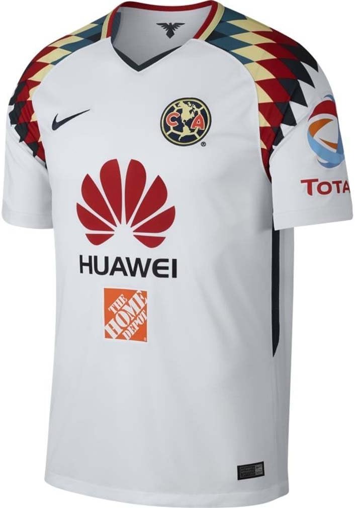 Nike Authentic America Away Soccer Jersey 2017/2018 Season (Small) White