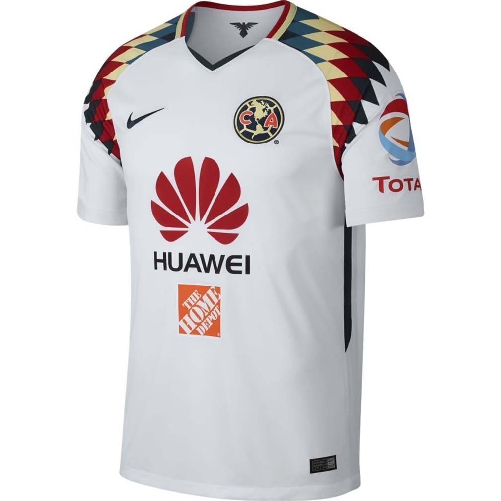 Nike Authentic America Away Soccer Jersey 2017/2018 Season (Small) White