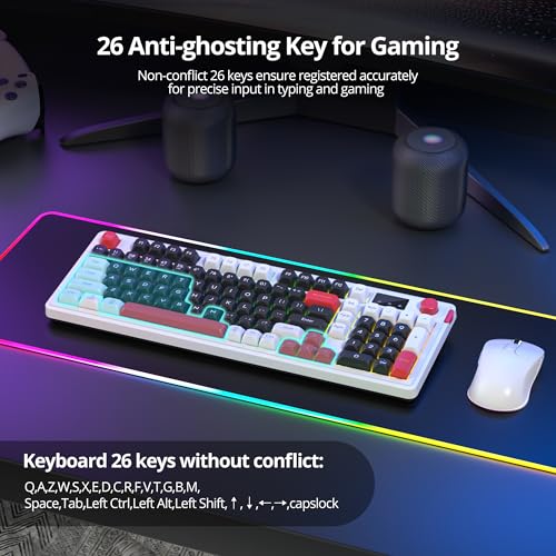 Teclado Membrana Fogruaden 96% Wireless RGB Negro miniatura 4