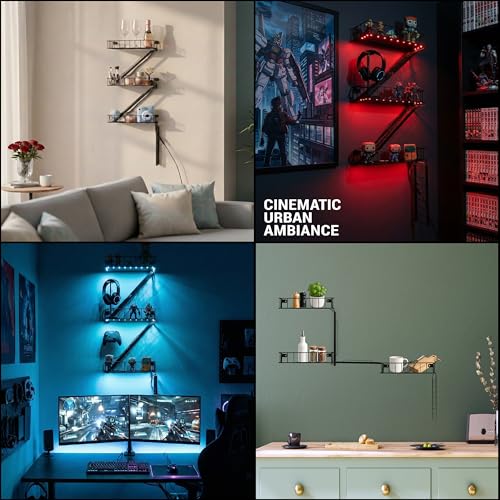 Étagère de secours lumineuse LED RVB pour repérage immédiat en U