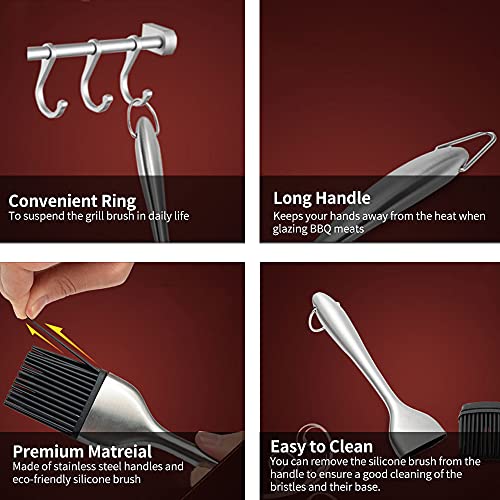yeacher Molho Degelando Pincel de Churrasco Churrasqueira Escova de Pastelaria Resistente Ao Calor C