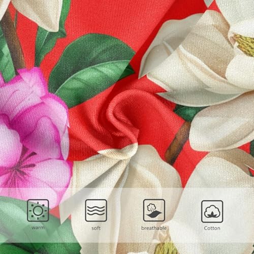 Cotton Toddler Underwear Custom Magnolia Flowers Spring Girl Panties Cute Colorful Kids Undies Briefs 2t3