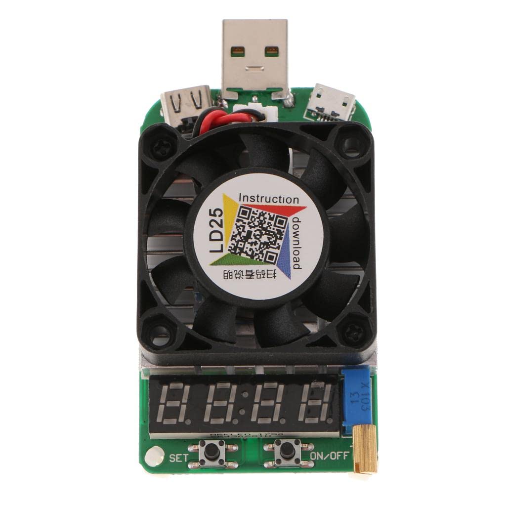 ATORSE™ Electronic Load Resistor Usb Interface Test Discharge Battery Tester Ld25-image-35