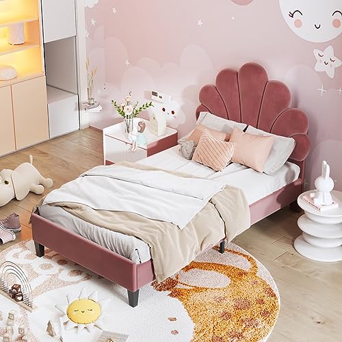 HYNHXBP: Cama infantil acolchada 90 x 200