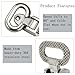 YuYBrightmi 2 Pack of Heavy Duty 304 Stainless Steel Folding Flip up Step Flip-Up/Fold-Down Grab Steps for Boat, Trailer, Truck, Camper, RV, and Car