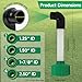 AKISKPZ AC Drain Line Cleaner Tool - HVAC to PVC Universal Fit AC Drain Line Unclogger Adapter for Wet Vac Attachment To Unclog and Evacuate AC Condensate Drain Lines