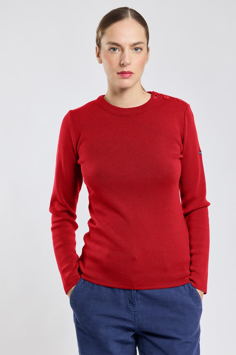 Armor Lux Pull Marin rayé en Laine mérinos BRIAC
