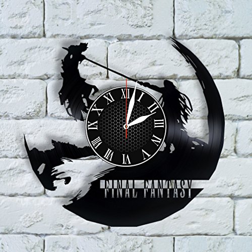 Olha Art Design Snes art Vinyl Clock, Snes custom Wall Decor, final fantasy 7 wall art, final fantasy xv noctis, final fantasy xiv soul, ffxiv soul stone
