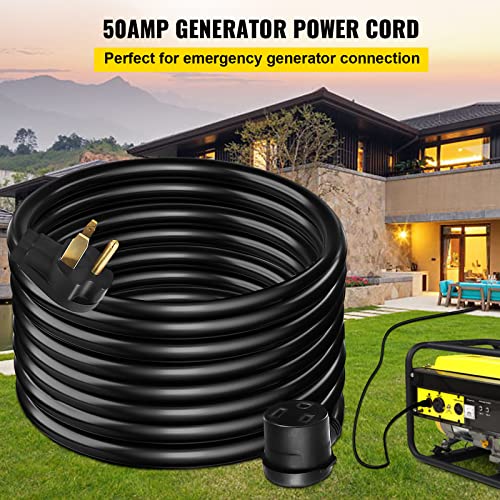 Vevor Welder Extension Cord 50Amp 50Ft, Black, 50 Foot #TOP1