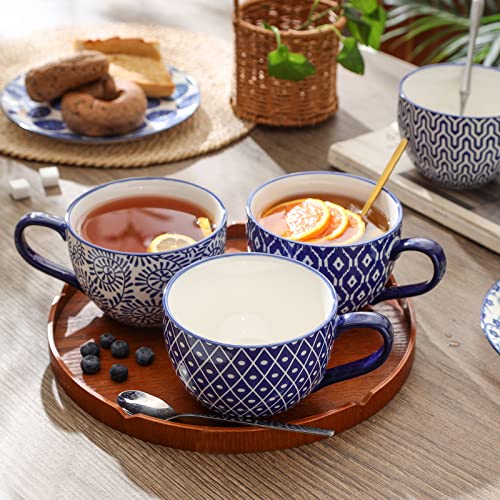 Selamica MS02 Coffee Mugs Set Of 4, 24 Oz Jumbo Soup Mugs thumb #3