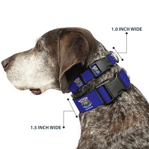 Collier pour chien Buckle-Down anti-fugue réglable de 21,6 à 30,5 cm avec boucle sécurisée - 3
