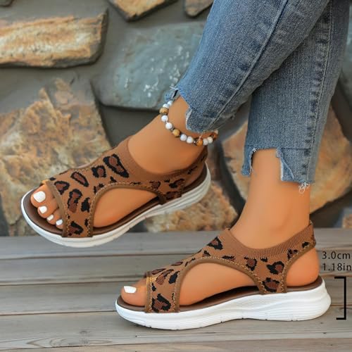 Chaussures légères et respirantes à bout ouvert style sportif - 3