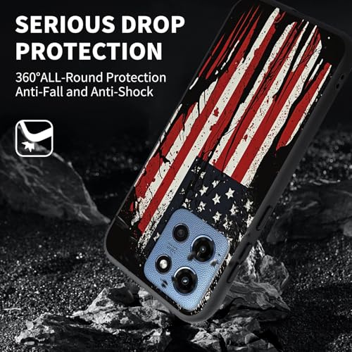 Coque Moto G 5G 2025 anti-rayures avec support pour éviter les chutes