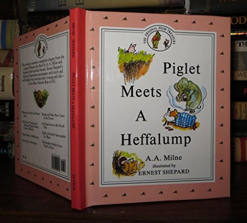 Piglet Meets a Heffalump 0525447083 Book Cover