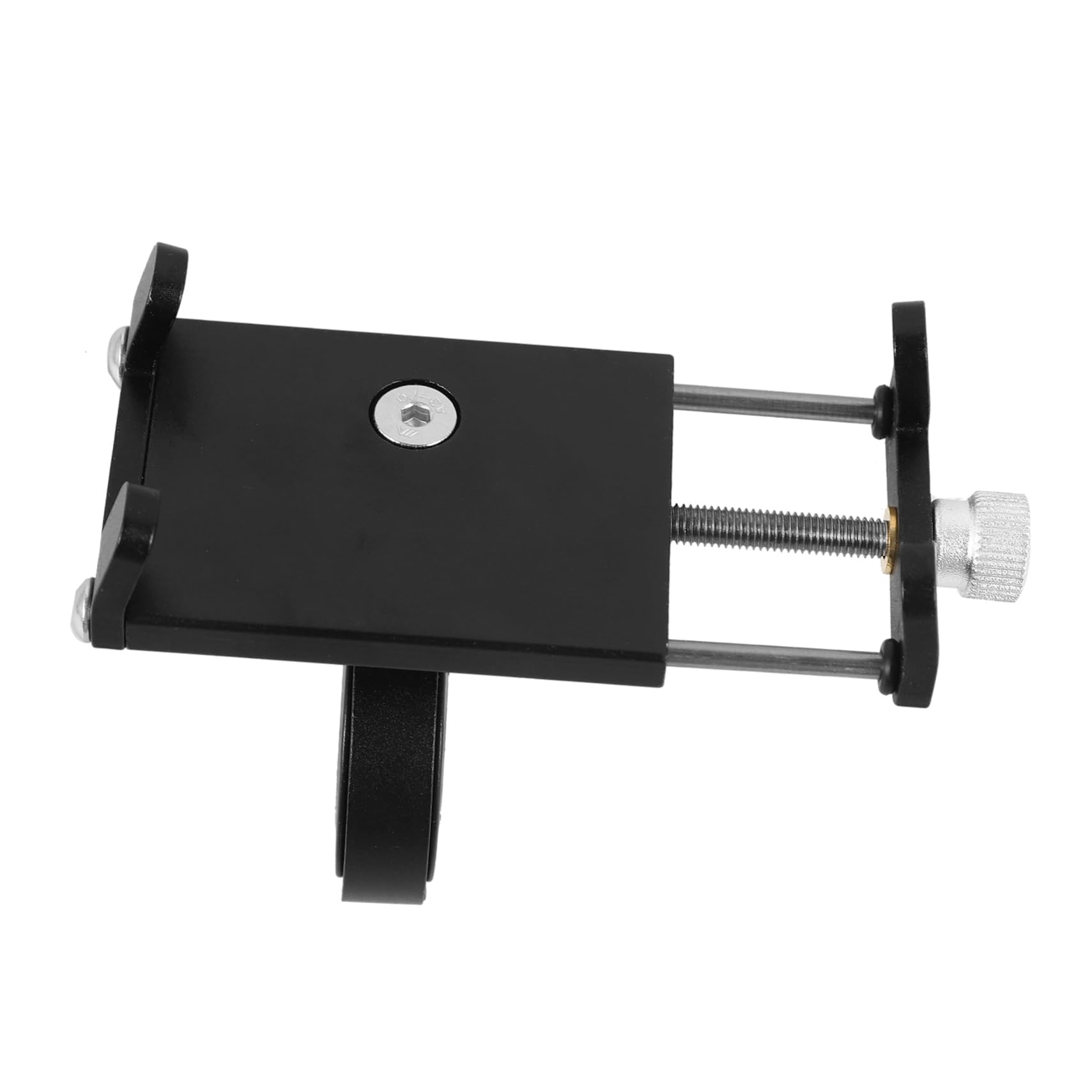 YARNOW Porta Cellulare Staffa per Smartphone Titolare Stand del Telefono Supporto per Telefono da Bici cremagliera Porta del Telefono Supporti del Telefono Lega di Alluminio Black