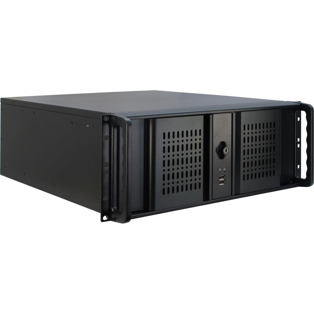 INTER-TECH IPC 4098-S integrierter Luftfilter in einem 19Zoll 48,26cm 6X 5,25 EXT. 5X 3,5 int. 0X 3,5 EXT. o. PSU