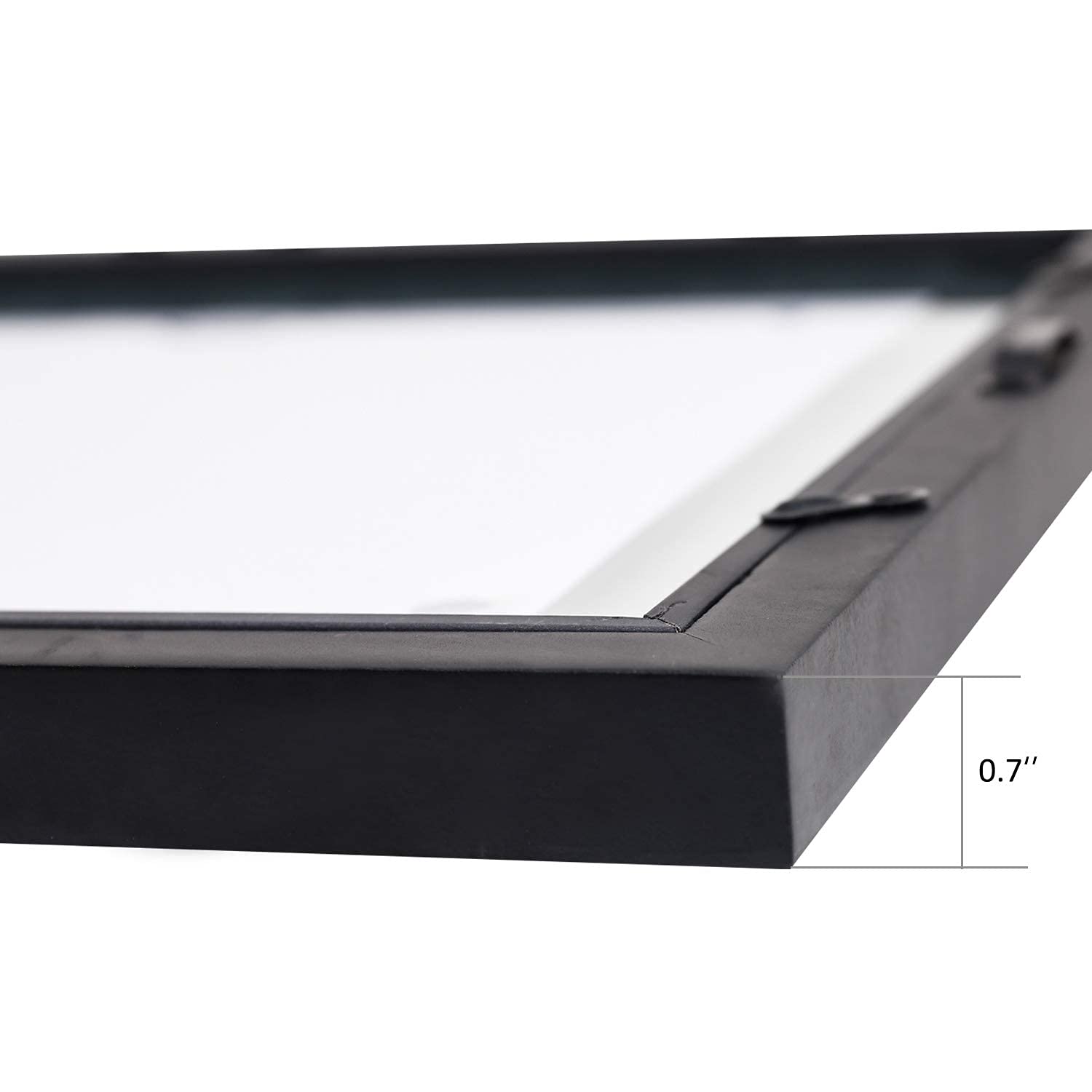 2-pak – ramka na dokumenty 11 x 14 z dwustronnym pleksiglasem HD do pływającego wyświetlania dokumentów 8,5 x 11, certyfikat, obraz lub grafika, drewniana rama dyplomowa dekoracja do montażu na ścianie, czarna