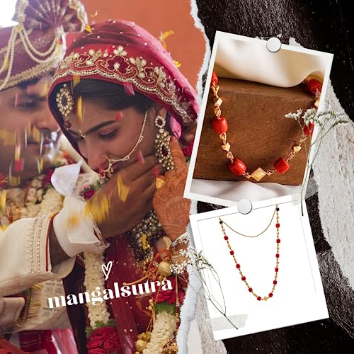Image of Radha's Creations jewellery GSB mangalorean chain for women one gram gold