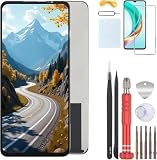YHX-OU 6.67'' Nero TFT Schermo per Realme C65 4G RMX3910 LCD Display Touch Screen Digitizer Ricambio Assembly con Utensili Inclusi + Vetro temperato
