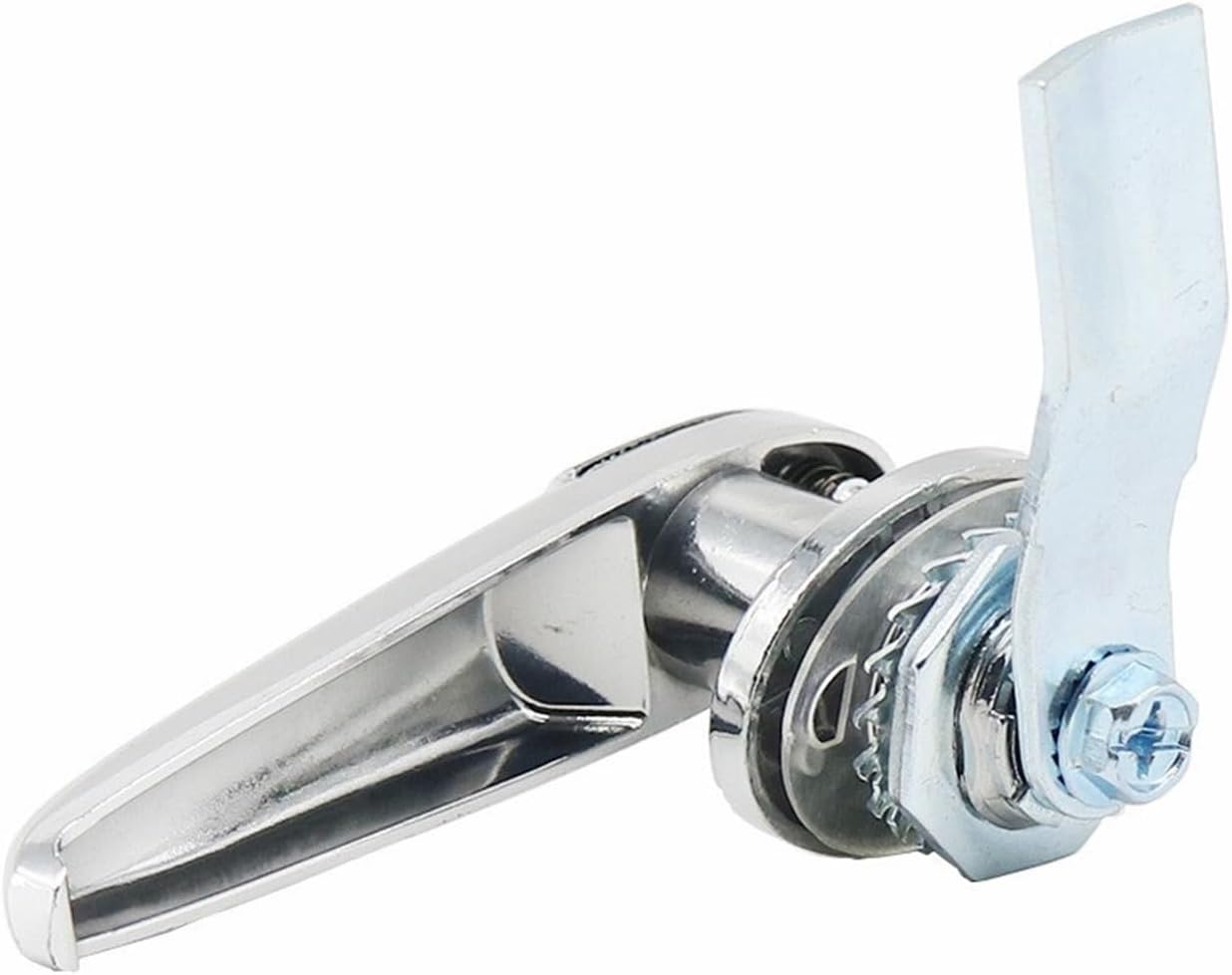 MS308-3 Aluminum Alloy Handle Material Electric Cinet Switch Distribution Box Lock Connecting Rod Safety Key Loc 1Pcs