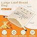 2 PACK Beeswax Sourdough Bread Bags for Homemade Bread, Reusable Cotton Beeswax Bread Bag Portable Waxed Storage All Natural Bees Wax Linen Bag Keep Fresh,13''×17'', 01