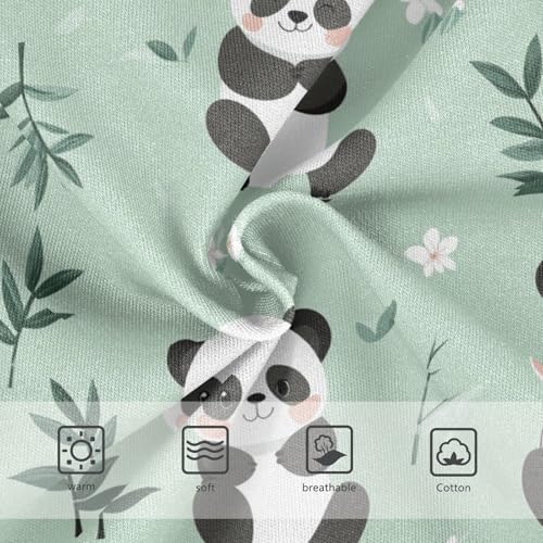 Wusikd Cute Panda Girls' Underwear Cotton Girls Briefs Soft Toddler Underwear 2T3