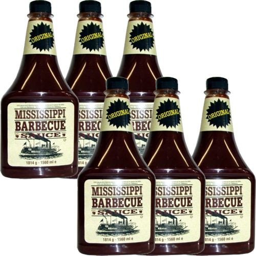 Mississippi Barbecue Sauce Original 6 x 1560ml (Grill-Sauce)