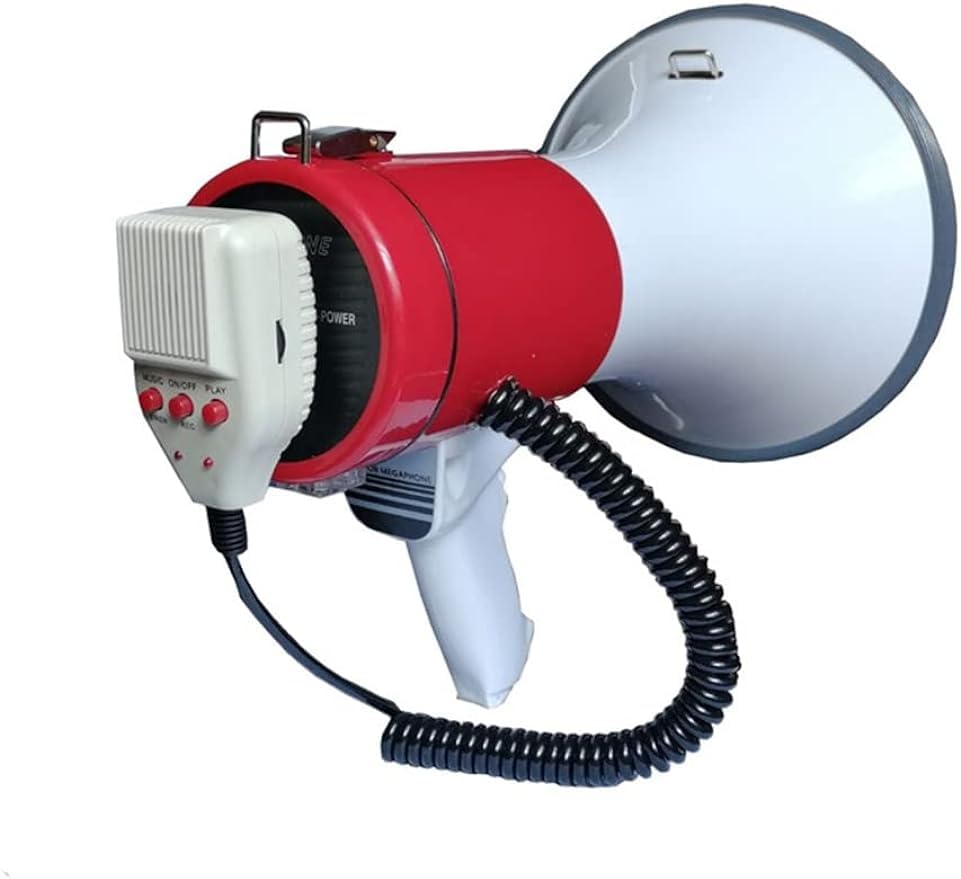 業務用拡声器 ハンドマイク付メガホン ショルダーメガホン50W 株式会社S＆L ハンドマイク付 サイレン機能運動会/集会/イベントに/オフサイトの販売、学校の活動 Amazon | 業務用拡声器 ハンドマイク付メガホン ショルダーメガホン50W