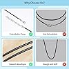 50 Pcs Black Necklace Cord Necklace String Rope with Clasp Waxed Leather Necklace Cord for Charms Pendants Jewelry Making, 18 Inch #4